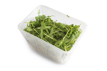 Image showing Arugula in plastic bag