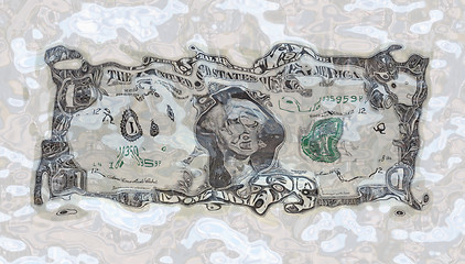 Image showing Sunken Dollar