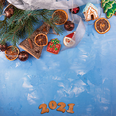 Image showing Christmas holiday background