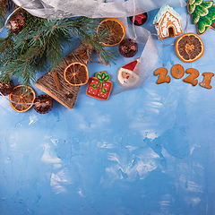 Image showing Christmas holiday background