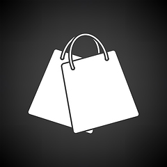 Image showing Two Shopping Bags Icon