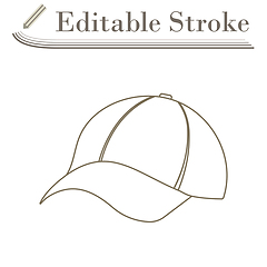 Image showing Baseball Cap Icon