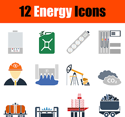 Image showing Energy Icon Set