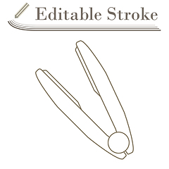 Image showing Hair Straightener Icon