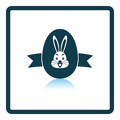 Image showing Easter Egg With Ribbon Icon