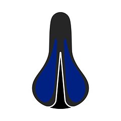 Image showing Bike Seat Icon Top View