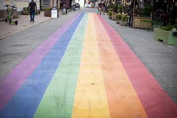 Image showing Rainbow Street