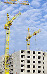 Image showing rapid construction of new buildings