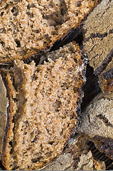 Image showing rye flour bread, close-up