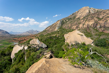 Image showing Anja Community Reserve, Madagascar wilderness mountain landscape