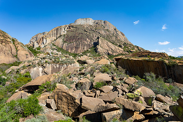 Image showing Anja Community Reserve, Madagascar wilderness mountain landscape