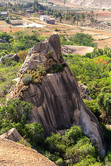 Image showing Anja Community Reserve, Madagascar wilderness mountain landscape