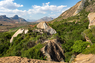 Image showing Anja Community Reserve, Madagascar wilderness mountain landscape