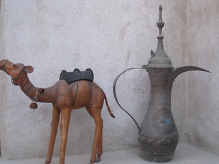 Image showing Arabian Camel and Kettle