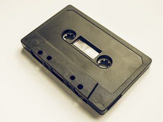 Image showing Vintage looking Tape cassette