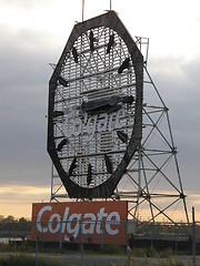 Image showing Colgate Clock in Jersey City