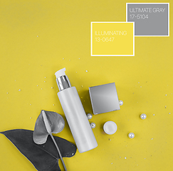 Image showing Colors of the year 2021: Ultimate Gray and Illuminating yellow concept