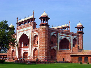 Image showing Taj Mahal Gate. Agra. India