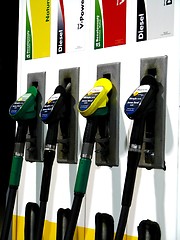 Image showing gas station pumps