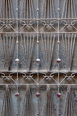 Image showing door grille abstract motif