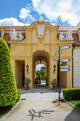 Image showing Chateau Valtice, Czech Republic, Lednice-Valtice Cultural Landscape is World Heritage Site by UNESCO.