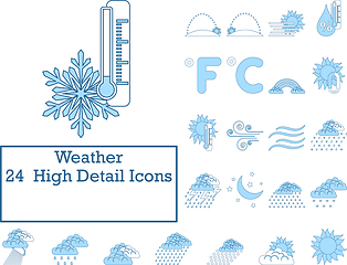 Image showing Weather Icon Set