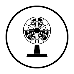 Image showing Electric Fan Icon