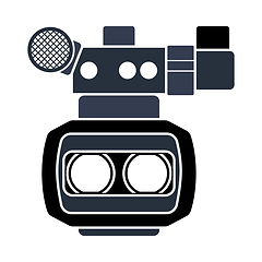 Image showing 3d Movie Camera Icon