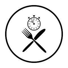 Image showing Fast Lunch Icon