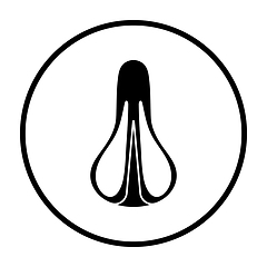 Image showing Bike Seat Icon Top View