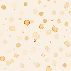 Image showing Coffee stains texture