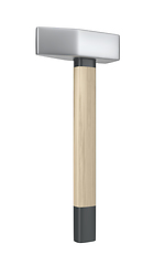 Image showing Straight peen hammer