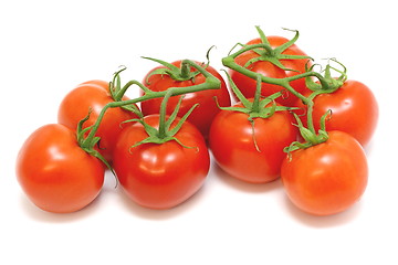 Image showing Tomatoes On The Vine