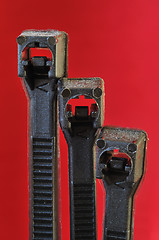 Image showing Black Cable Ties