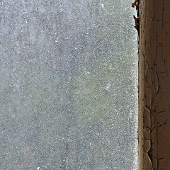 Image showing dusty window glass