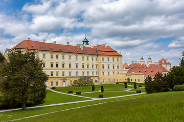 Image showing Chateau Valtice, Czech Republic, Lednice-Valtice Cultural Landscape is World Heritage Site by UNESCO.