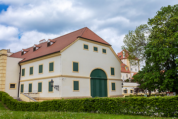 Image showing Chateau Valtice, Czech Republic, Lednice-Valtice Cultural Landscape is World Heritage Site by UNESCO.