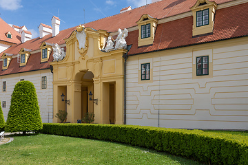 Image showing Chateau Valtice, Czech Republic, Lednice-Valtice Cultural Landscape is World Heritage Site by UNESCO.