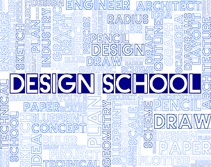 Image showing Design School Means Artwork Studying And College