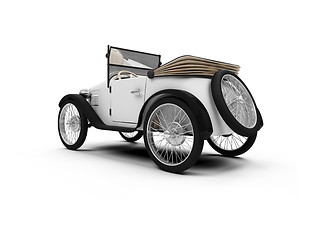 Image showing Old fashioned retro car