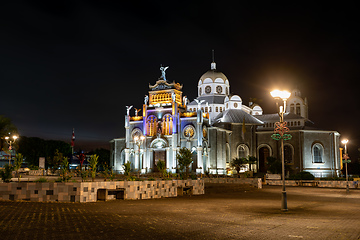 Image showing The cathedral Basilica de Nuestra Senora de los Angeles in Cartago in Costa Rica