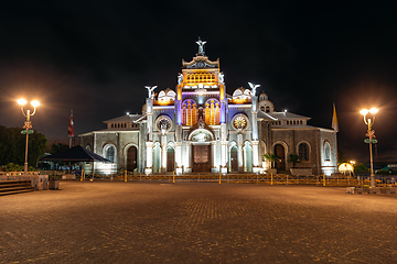 Image showing The cathedral Basilica de Nuestra Senora de los Angeles in Cartago in Costa Rica
