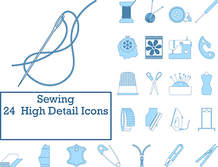 Image showing Sewing Icon Set