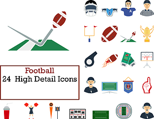 Image showing Football Icon Set