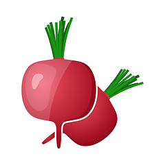 Image showing Radishes Icon