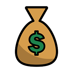 Image showing Money Bag Icon