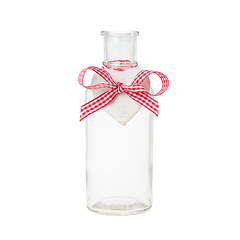 Image showing Bottle with heart shaped tag