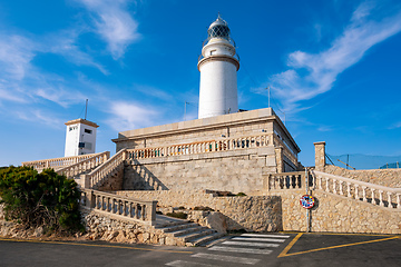 Image showing Lighthouse at Cape Formentor in the Coast of North Mallorca, Spain