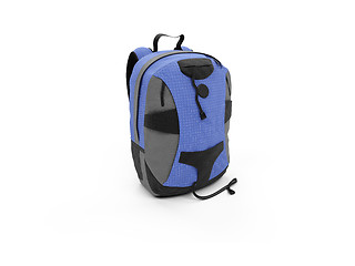 Image showing Blue rucksack