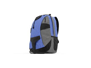 Image showing Blue rucksack